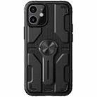 For iPhone 12 / 12 Pro NILLKIN PC + TPU Medley Case with Removable Stand(Black) - 1