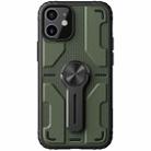 For iPhone 12 / 12 Pro NILLKIN PC + TPU Medley Case with Removable Stand(Green) - 1