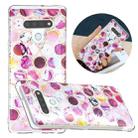 For LG Stylo 6 Flat Plating Splicing Gilding Protective Case(Round Color Matching) - 1