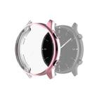 For Amazfit GTR 2 A1951 Full Coverage TPU Electroplating Protective Case Cover(Pink) - 1