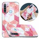 For Xiaomi Redmi Note 8 Flat Plating Splicing Gilding Protective Case(Cherry Glitter) - 1