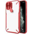 For iPhone 12 mini NILLKIN Cyclops PC + TPU Protective Case with Movable Stand (Red) - 1