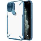 For iPhone 12 / 12 Pro NILLKIN Cyclops PC + TPU Protective Case with Movable Stand(Blue) - 1