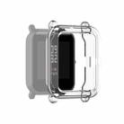 For Amazfit Pop Half-coverage TPU Protective Case Cover(Transparent) - 1