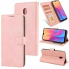 For Xiaomi Redmi 8A Fantasy Classic Skin-feel Calfskin Texture Magnetic Buckle Horizontal Flip PU Leather Case with Holder & Card Slot & Wallet(Rose Gold) - 1