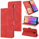 For Xiaomi Redmi 8A Fantasy Classic Skin-feel Calfskin Texture Magnetic Buckle Horizontal Flip PU Leather Case with Holder & Card Slot & Wallet(Red) - 1