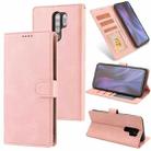 For Xiaomi Redmi 9 Fantasy Classic Skin-feel Calfskin Texture Magnetic Buckle Horizontal Flip PU Leather Case with Holder & Card Slot & Wallet(Rose Gold) - 1