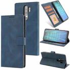 For Xiaomi Redmi Note 8 Pro Fantasy Classic Skin-feel Calfskin Texture Magnetic Buckle Horizontal Flip PU Leather Case with Holder & Card Slot & Wallet(Blue) - 1