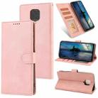 For Xiaomi Redmi Note 9 Pro Fantasy Classic Skin-feel Calfskin Texture Magnetic Buckle Horizontal Flip PU Leather Case with Holder & Card Slot & Wallet(Rose Gold) - 1