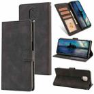 For Xiaomi Redmi Note 9 Pro Fantasy Classic Skin-feel Calfskin Texture Magnetic Buckle Horizontal Flip PU Leather Case with Holder & Card Slot & Wallet(Black) - 1