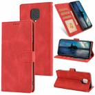 For Xiaomi Redmi Note 9 Pro Fantasy Classic Skin-feel Calfskin Texture Magnetic Buckle Horizontal Flip PU Leather Case with Holder & Card Slot & Wallet(Red) - 1