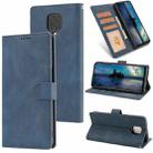 For Xiaomi Redmi Note 9 Pro Fantasy Classic Skin-feel Calfskin Texture Magnetic Buckle Horizontal Flip PU Leather Case with Holder & Card Slot & Wallet(Blue) - 1