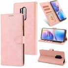 For OnePlus 8 Pro Fantasy Classic Skin-feel Calfskin Texture Magnetic Buckle Horizontal Flip PU Leather Case with Holder & Card Slot & Wallet(Rose Gold) - 1