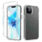 For iPhone 12 Pro Max Shockproof  High Transparency Two-color Gradual Change PC+TPU Candy Colors Protective Case(Transparent) - 1