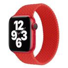 Single-turn Woven Pattern Silicone Watch Band For Apple Watch Series 7 41mm / 6 & SE & 5 & 4 40mm / 3 & 2 & 1 38mm, Size:M(Red) - 1