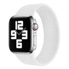 Single-turn Woven Pattern Silicone Watch Band For Apple Watch Series 7 41mm / 6 & SE & 5 & 4 40mm / 3 & 2 & 1 38mm, Size:M(White) - 1