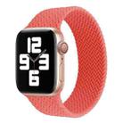 Single-turn Woven Pattern Silicone Watch Band For Apple Watch Series 7 41mm / 6 & SE & 5 & 4 40mm / 3 & 2 & 1 38mm, Size:L(Watermelon Red) - 1