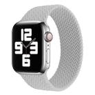 Single-turn Woven Pattern Silicone Watch Band For Apple Watch Series 7 41mm / 6 & SE & 5 & 4 40mm / 3 & 2 & 1 38mm, Size:L(Grey) - 1