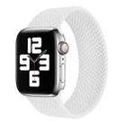 Single-turn Woven Pattern Silicone Watch Band For Apple Watch Series 7 45mm / 6 & SE & 5 & 4 44mm / 3 & 2 & 1 42mm, Size:L(White) - 1