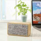 Q2 Double Speaker Wooden Bluetooth Speaker(Yellow) - 1