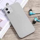 For iPhone 12 mini Camera Precision Hole PP Protective Case (Grey) - 1