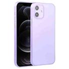 For iPhone 12 Pro Camera Precision Hole PP Protective Case(Purple) - 1