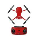 Sunnylife MM-TZ439 Waterproof PVC Drone Body + Arm + Remote Control Decorative Protective Stickers Set for DJI Mavic Mini(Carbon Texture Red) - 1