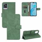 For vivo V20 Pro / S7 Solid Color Skin Feel Magnetic Buckle Horizontal Flip Calf Texture PU Leather Case with Holder & Card Slots & Wallet(Green) - 1