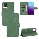 For vivo V20 4G (Indian Version) Solid Color Skin Feel Magnetic Buckle Horizontal Flip Calf Texture PU Leather Case with Holder & Card Slots & Wallet(Green) - 1
