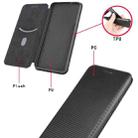 For Asus Zenfone Max (M2) ZB633KL Carbon Fiber Texture Horizontal Flip TPU + PC + PU Leather Case with Card Slot(Blue) - 6