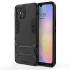 For Huawei nova 8 SE Shockproof PC + TPU Protective Case with Hidden Holder(Black) - 1