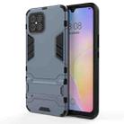 For Huawei nova 8 SE Shockproof PC + TPU Protective Case with Hidden Holder(Navy Blue) - 1