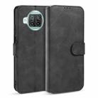 For Xiaomi Mi 10T Lite DG.MING Retro Oil Side Horizontal Flip Case with Holder & Card Slots & Wallet(Black) - 1