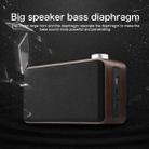 W5A Subwoofer Fabric Wooden Touch Bluetooth Speaker, Support TF Card & U Disk & 3.5mm AUX(Yellow Wood) - 6