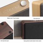 W5A Subwoofer Fabric Wooden Touch Bluetooth Speaker, Support TF Card & U Disk & 3.5mm AUX(Yellow Wood) - 10