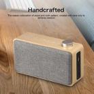 W5A Subwoofer Fabric Wooden Touch Bluetooth Speaker, Support TF Card & U Disk & 3.5mm AUX(Yellow Wood) - 14