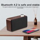 W5A Subwoofer Fabric Wooden Touch Bluetooth Speaker, Support TF Card & U Disk & 3.5mm AUX(Yellow Wood) - 15
