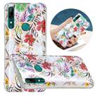 For Huawei P Smart Z Flat Plating Splicing Gilding Protective Case(Tropical Rainforest Color Matching) - 1