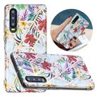 For Huawei P30 Flat Plating Splicing Gilding Protective Case(Tropical Rainforest Color Matching) - 1