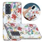 For Huawei P40 Pro Flat Plating Splicing Gilding Protective Case(Tropical Rainforest Color Matching) - 1