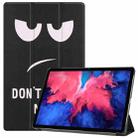 For Lenovo Tab P11 Pro (TB-XJ706F) Custer Painted Pattern Horizontal Flip Smart Flat PU Leather Case with Sleep / Wake-up Function & 3-Fold Holder(Big Eye ME) - 1