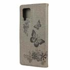 For Samsung Galaxy A42 5G Butterflies Embossing Horizontal Flip Leather Case with Holder & Card Slots & Wallet(Grey) - 3