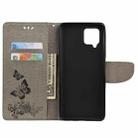 For Samsung Galaxy A42 5G Butterflies Embossing Horizontal Flip Leather Case with Holder & Card Slots & Wallet(Grey) - 4