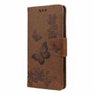 For Samsung Galaxy A42 5G Butterflies Embossing Horizontal Flip Leather Case with Holder & Card Slots & Wallet(Brown) - 2
