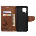 For Samsung Galaxy A42 5G Butterflies Embossing Horizontal Flip Leather Case with Holder & Card Slots & Wallet(Brown) - 4