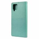 For Samsung Galaxy A42 5G Butterfly Flower Pattern Horizontal Flip Leather Case with Holder & Card Slots & Wallet(Green) - 3