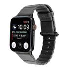 Loop Stripes Watch Band with Iron Buckle For Apple Watch Series 7 41mm / 6 & SE & 5 & 4 40mm / 3 & 2 & 1 38mm(Grey) - 3
