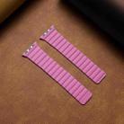 Two Loop Magnetic Watch Band For Apple Watch Series 7 41mm / 6 & SE & 5 & 4 40mm / 3 & 2 & 1 38mm(Pink) - 2