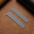 Two Loop Magnetic Watch Band For Apple Watch Series 7 41mm / 6 & SE & 5 & 4 40mm / 3 & 2 & 1 38mm(Grey) - 2