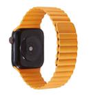 Two Loop Magnetic Watch Band For Apple Watch Series 8&7 41mm / SE 2&6&SE&5&4 40mm / 3&2&1 38mm (California Poppy) - 1